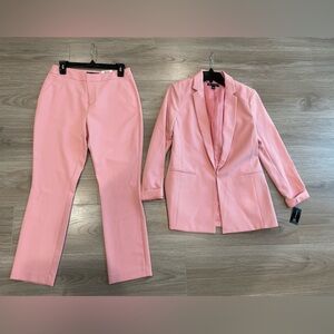 INC Pink Blazer and Pants Set, blazer S, Pants 4.NWT